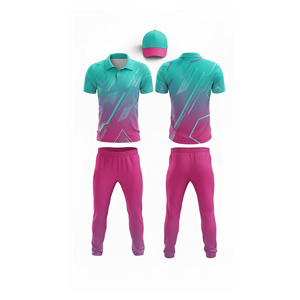 Quick Dry Sublimation <b>Cricket</b> Uniform for Professional | Men Women Youth <b>Cricket</b> Wears Polo Shirt and Trouser <b>Full</b> Team Outfit - Product Image 3