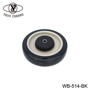 ล้อรถเข็นขายอาหารเคลื่อนที่กลางแจ้ง YEOU CHERNG WB-514-BK สีดำ ทำจากยาง ทนทานต่อสนิม ทำความสะอาดง่าย - Product Image 3