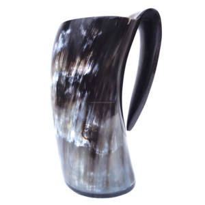 Mug en corne de buffle, artisanat naturel de haute qualité, Buraq - Product Image 5