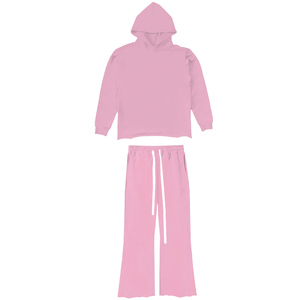 Conjunto Deportivo Personalizado con Logotipo Estampado en Relieve, 100% Algodón, Sudadera con Capucha y Pantalones Deportivos para Hombre, con Cordón Ajustable - Product Image 3