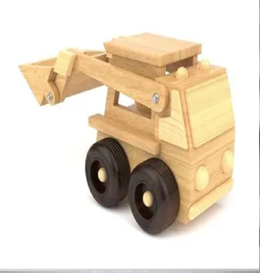 Juguete de madera ligera y resistente con ruedas oscuras. Construcción duradera para un juego de alto rendimiento. Disponible a precios de mayorista. - Product Image 1