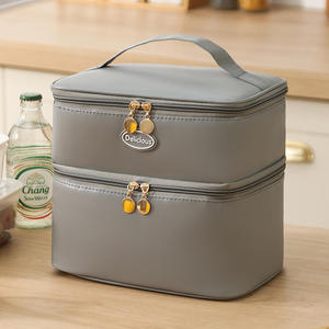 กระเป๋าเก็บความร้อนความจุสูงแบบมีฉนวน ป้องกันการรั่วซึม เหมาะสำหรับการเดินทางไปทำงาน ปิกนิก และใช้ในชีวิตประจำวัน - Product Image 4