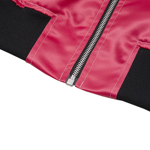 Men Casual Flight Bomber <b>Jacket</b> Solid Color Windproof <b>Zip</b> <b>Up</b> Outerwear Regular Fit - Product Image 5