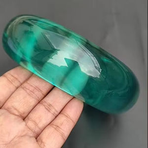 Aesthetic Resin Craft Bangle Handmade Real <b>Flower</b> Transparent <b>Bracelet</b> Unique Fashion Jewelry Gift - Product Image 4