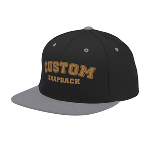 Sombrero de ala plana bordado de alta calidad personalizado, Snapback ajustable Unisex de 6 paneles, Ideal para deportes, estilo callejero y merchandising de marca - Product Image 1
