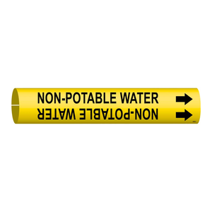 Marcador de Tuberías a Presión para Agua No Potable, para Tuberías Industriales Interiores y Exteriores - Product Image 1