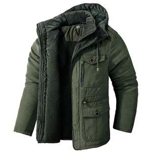 Parka rembourrée pour homme de haute qualité, vente en gros, taille personnalisée, imperméable, respirante, vêtements d'hiver pour homme, service OEM - Product Image 6