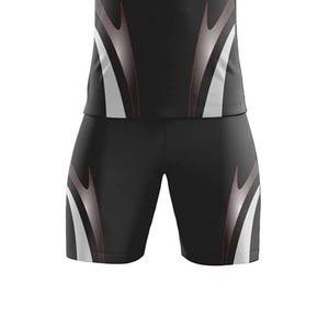 Uniforme de Fútbol Unisex de Primera Calidad, Logotipo Personalizado, Pantalón Corto de Color Sólido, Tela 100% Poliéster Transpirable, Nombre del Equipo Personalizado - Product Image 4