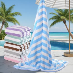 Serviette de bain géographique en microfibre 200 g/m², douce et à séchage rapide, 30x60 pouces, 172 g/m² absorbante et légère (500 g/m²) - Product Image 3