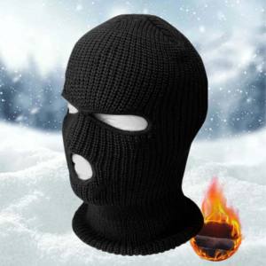 Winter Autumn Spring Sports Cycling Balaclava Fleece <b>Waterproof</b> Windproof Breathable Face Protection Unisex Adults - Product Image 4