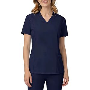 Conjuntos de Uniformes Médicos Personalizados al por Mayor, Bata de Laboratorio de Mezcla de Algodón, Cuello en V, Unisex, para Hombres y Mujeres, para Hospitales y Enfermería - Product Image 2