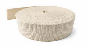 Sangle en toile écologique 100 % naturelle et biologique de 4 pouces pour sacs, ceintures, bagages et applications artisanales - Product Image 2