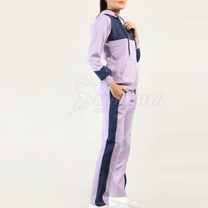 Casual Wear Custom Logo Factory Sale Customized Women Tracksuit Sets High Quality Track Suit For Women - Product Image 2