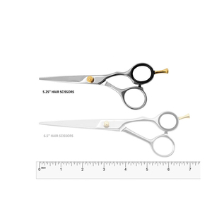 Tijeras de Barbero Profesionales de Acero Inoxidable para Diestros, Herramientas Ligeras para Cortar el Cabello, Personalizables, a Precio Competitivo - Product Image 3