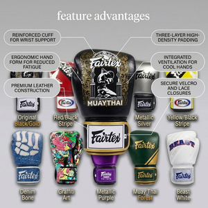 New Arrival Fairtex Sparring <b>Boxing</b> Gloves Professional Genuine Leather Oem Training Punching Strap Wrist Protective Gloves - Product Image 5