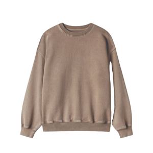 Sweats à capuche 100% coton de qualité supérieure pour hommes Sweatshirts unis brodés du fabricant personnalisés Sweatshirts épais lourds d'hiver 250GSM - Product Image 1