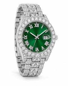 Reloj de Lujo para Mujer, de Acero Inoxidable, Redondo, con Diamantes, Analógico, de Cuarzo - Product Image 2