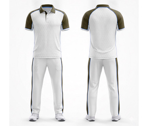 OEM ODM Full Sublimation <b>Cricket</b> Clothing Full Sublimation Printing | Men Women Youth <b>Cricket</b> Wears Polo Shirt and Trouser - Product Image 5