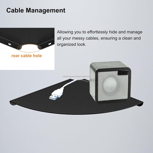 Estante de Esquina Metálico de Aleación de Aluminio, Flotante, Resistente al Agua, Ecológico, Moderno, para Cocina, Baño, Sala de Estar y Hogar - Product Image 2