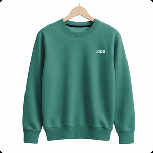 Custom Royal <b>Blue</b> <b>Womens</b> Plain Crewneck <b>Fleece</b> Sweatshirt Softest Warm Casual Pullover for Daily Wear Wholesale USA UK Europe - Product Image 3