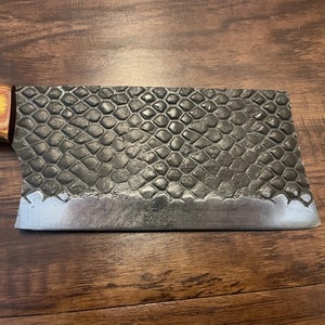 Couteau de boucher professionnel de qualité industrielle, lame en acier inoxydable, manche en résine d'olivier, couteau de survie - Product Image 5