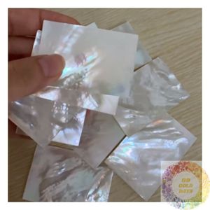 Pièces de nacre naturelle, carrées et rectangulaires, en gros, pour la production artisanale et la décoration - Product Image 5