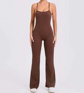 Combinaison ajustée originale la plus vendue pour femmes, respirante, tendance été, avec logo personnalisé - Product Image 6