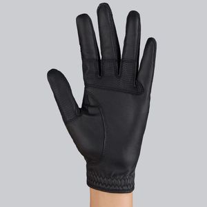 Gants d'équitation en cuir pour femmes, gants de performance pour l'équitation, couleur unie élégante avec passepoil contrastant, avec option OEM - Product Image 2