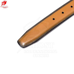 Wholesale Premium Genuine Men Leather <b>Belt</b> Designed With Smooth Leather Finish Adjustable <b>Buckle</b> For Casual Office Use - Product Image 4