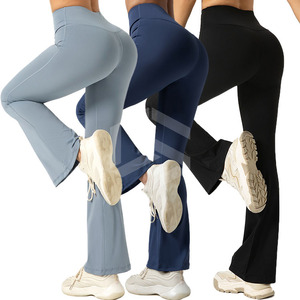 Women's High Waist Breathable Fifth Pants Skinny Fit Casual Bermuda <b>Shorts</b> Tummy Control Fast Dry Yoga <b>Trousers</b>-Colored Wash - Product Image 1