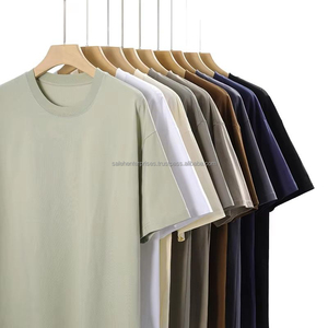 Camiseta de Algodón Ligera para Hombre de Alta Calidad, Suave, Cómoda, Transpirable, Elegante, Informal, para Uso Diario, Verano, Fabricante al por Mayor - Product Image 3