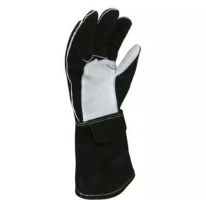 Gants de travail noirs chauffants pour soudage électrique, vêtement de sécurité de bonne qualité, pour soudeur, personnalisé - Product Image 1