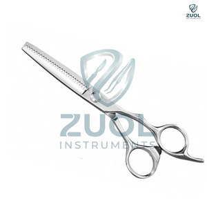 Tijeras para cortar cabello de acero inoxidable 440c con hoja recta de 6 pulgadas, instrumento manual de Zoul - Product Image 3