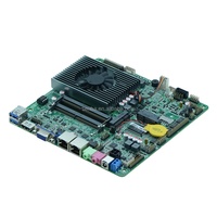 Placa base Intel 6th Gen 3855U Mini Itx para ordenador de placa única integrado Linux con DDR4 de 32GB, 1 unidad