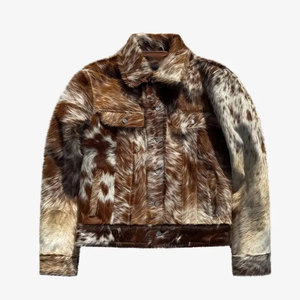 Veste décontractée pour homme en cuir de vache véritable, manches longues, style moderne, matériau durable, résistante au vent, confortable au quotidien - Product Image 1