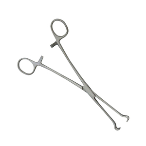 Pinzas Allis para tejido, 15 cm, de acero quirúrgico veterinario, 4x5 dientes, 6 pulgadas, pinzas quirúrgicas, precio económico - Product Image 5