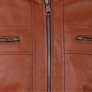 Veste en cuir pour homme sur mesure, fermetures éclair personnalisées, haute qualité, coupe-vent, respirante, veste de moto fabriquée avec les meilleurs matériaux - Product Image 6