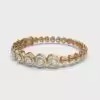 Elegant Design Multi Shape Diamond <b>Bracelet</b> in Yellow Gold For Women Moissanite Diamond <b>Bracelet</b> At Reasonable Price - Product Image 5