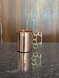 Elegant Durable 100% Pure Copper Tumbler Black Copper Mule <b>Mug</b> Elegant Design <b>Reusable</b> Eco-Friendly Food Safe Portable Beer - Product Image 4