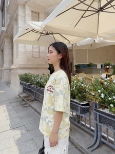 Camiseta Unisex con Estampado de Camuflaje, Estilo Urbano, Ecológica, de Secado Rápido, Transpirable, Cuello Redondo, Mangas Murciélago, Tejido de Punto, Logotipo Personalizado - Product Image 6