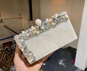 Premium Mosaic Resin <b>Clutch</b> Handbag Pattern MOP Inlay Evening <b>Clutch</b> <b>Bag</b> Trendy Designer - Product Image 3