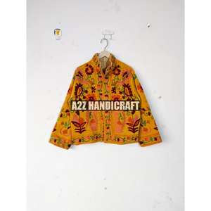 Veste courte en velours 100% coton de qualité supérieure, style bohème, classique et élégante, brodée à la main, best-seller 2025 - Product Image 2