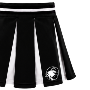 Jupe plissée noire pour femmes, taille haute, uniforme d'équipe athlétique, performance de danse, entraînement, compétition, vêtements de sport - Product Image 4