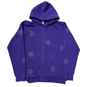 Sudadera con Pedrería Personalizada, Sudadera Brillante con Cristales, Ropa Urbana de Moda, Sudadera de Algodón de Alta Calidad - Product Image 6