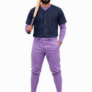 2026 Best Sale Baseball Uniform Stretchable Fashionable Popular Product Streetwear Baseball Uniform For Men's - Product Image 2