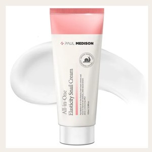 lotion for women Korean K-Beauty Polmedison All-in-One Elasticity <b>Snail</b> <b>Cream</b> 100ml Made in Korea SnailMucin - Product Image 1