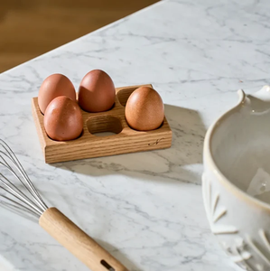 Porte-œufs en bois naturel personnalisé, plateau à œufs pour comptoir, pour une utilisation domestique et culinaire, au meilleur style - Product Image 3