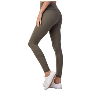 Pantalones de Yoga y Fitness para Mujer, Personalizados, de Cintura Alta, Compresivos, con Estampado de Leopardo, Sin Costuras, de Spandex/Nailon, Transpirables y de Secado Rápido - Product Image 1