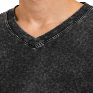 Camisetas básicas de cuello en V para hombre, cómodas, de tela suave, ligeras, informales. - Product Image 4