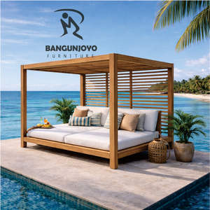 Lit de soleil et gazebo imperméables et durables pour une utilisation en extérieur dans les hôtels et les villas - Product Image 5